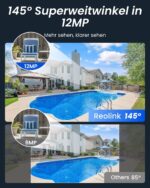Reolink 12MP PoE Überwachungskamera Set mit 4 IK10 Aussenkameras – Intelligente Sicherheit für Privatgrundstücke – Bild 2