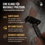 Störtebekker® Premium Rasierhobel Hamburg – Testsieger mit 10 Klingen & Leder-Etui – Bild 5