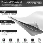 Tarpofix Deichselabdeckung Wohnwagen – PVC Planenmaterial universal für Anhänger – Bild 4