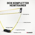 HAMMER Badmintonnetz 3in1 – Höhenverstellbares Volleyball-, Badminton- & Tennisnetz für Garten & Strand – Bild 5