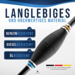 LUKEDO Handpumpe 2m Schlauch – Universelle Umfüllpumpe für Benzin, Diesel & Wasser – Bild 3