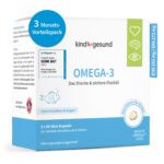 White Omega Kids Fischöl-Kapseln 270er – DHA & EPA für Gehirn, Augen & Herz