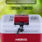 Arebos 20L Elektrische Kühlbox – Kühlen & Warmhalten für Auto & Steckdose – Bild 6