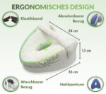 MillyBeas Kniekissen Memory-Schaum – Orthopädische Unterstützung für Seitenschläfer – Bild 2