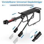 Toptrek Gepäckträger 24-29 Zoll – Aluminiumlegierung mit 100 kg Tragfähigkeit für MTB – Bild 7