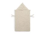 Jollein Fussack Basic Knit Nougat – Universeller Babyfussack für Babyschale & Kinderwagen – Bild 7