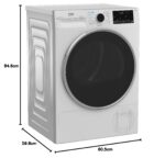 Beko B5T4824IF Wärmepumpentrockner 8 kg – Energieeffizient mit IronFinish & Hygiene – Bild 2