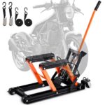 VEVOR Hydraulischer Motorradheber 700 kg – Hebebühne mit 120-385 mm Hubbereich