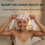 Seidenhaube aus 100% Maulbeerseide – Premium Schlafhaube für geschädigtes Haar – Bild 3
