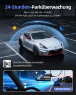 Cievie Dashcam 4K+1080P Vorne Hinten mit WLAN & 64GB SD Karte – Unfallbeweis & Parküberwachung – Bild 7