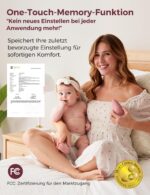 Momcozy A1Pro Stillmassagegerät – Wärme & Vibration für effizientes Abpumpen – Bild 4