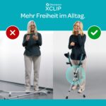 XCLIP Unterarm-Krückenhalter mit X-Design für 64-72 mm Umfang – Tragbare Halterung – Bild 6