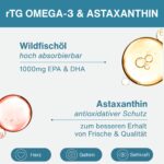 Igennus Omega-3 Wildfischöl 1360mg mit Astaxanthin – 1000mg EPA & DHA in rTG-Form – Bild 2
