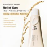 Beauty of Joseon Relief Sun Set 2x 50 ml – Sonnencreme SPF50+ PA++++ mit Reisextrakt & Probiotika für alle Hauttypen – Bild 2