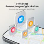 UGREEN Finetrack 4er Set – Apple-zertifizierter Bluetooth Tracker mit USB-C & 12 Monate Akku – Bild 7