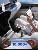 Lamicall 4-in-1 KFZ-Ladegerät 75W – 36-45W Schnellladung mit einziehbarem USB-C-Kabel – Bild 3