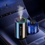 Towonshy Auto Lufterfrischer mit 50ml Cologne – Intelligenter Aroma Diffusor mit Ultraschall