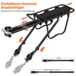 ZOOYAUE Gepäckträger Mountainbike 24-29 Zoll – Aluminiumlegierung bis 100 kg Tragkraft – Bild 3