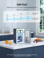 AstroAI Mini Kühlschrank 6L mit Kühl- & Heizfunktion – tragbar für Auto, Büro & Zuhause – Bild 3
