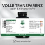 GREEN NATURALS NADH 75 mg – 150 Kapseln | Hochdosiertes Coenzym 1 für Energie & Vitalität – Bild 6