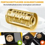 Tevlaphee Lenkradkralle mit Doppelstangen-Design – Diebstahlsicherung für Auto, SUV & Wohnmobil – Bild 3