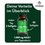 Vitabay Liposomales NAD+ 1000 mg mit Trans-Resveratrol – Hochdosiertes Energie-Supplement – Bild 6