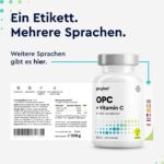 OPC Traubenkernextrakt 360 Kapseln mit Vitamin C – Zellschutz & Immunabwehr für 6 Monate – Bild 7
