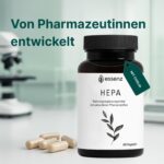 ESSENZ Hepa Kapseln – 60 Stück mit Mariendistel, Artischocke & Löwenzahn – Bild 3