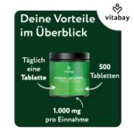 Vitabay Vitamin C 1000 mg Time-Released – 500 vegane Tabletten mit Citrus-Bioflavonoiden – Bild 6