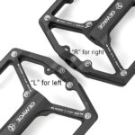 GEWAGE Fahrradpedale 9/16" mit 3 Lagern – Leichte CNC-Flachpedale für Rennrad & MTB – Bild 5