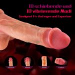 Cosyfun 20cm Vibrator mit 10 Stoß- & Vibrationsmodi – Heizfunktion & Saugnapf für Paare – Bild 3