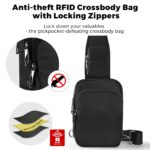 BROADREAM Anti-Diebstahl Schultertasche mit RFID-Blockierung – Sicher & Komfortabel für Reisen – Bild 3