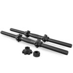 TREX SPORT 40kg Hantelset – 2in1 Kurzhanteln & Langhantel mit Verbindungsstab – Bild 9