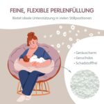 Theraline Dodo Pillow Premium 180 cm – Stillkissen & Schwangerschaftskissen mit Baumwollbezug – Bild 6