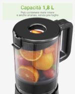 TUUMIIST Slow Juicer mit 135mm Einfüllschacht – Cold Press Entsafter für Obst & Gemüse – Bild 3