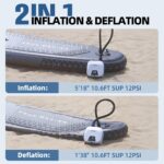 CYCPLUS 20PSI Akku-Luftpumpe mit Dual-Stage – Intelligente Hochdruckpumpe für SUP & Wassersport – Bild 4