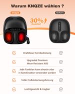 KNQZE Fussmagegerat mit Warmefunktion & Shiatsu – Elektische Fussmassage bis Schuhgrösse 47 – Bild 8