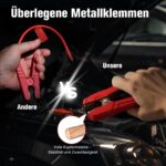 GOOLOO GP2000 Auto Starthilfe 2000A mit USB-Powerbank – Zuverlässiger Batterie-Booster für 12V Fahrzeuge – Bild 3