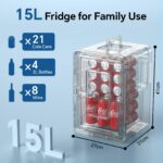 Aikku Mini Kühlschrank 15L 2-in-1 – Kühlen & Wärmenfunktion für Zuhause & Auto – Bild 2