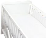 TupTam Babybett Nestchen 3D Mesh 2er-Pack 128x30 cm – Schutznetz für 140x70 Bett – Bild 6