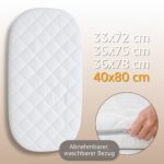 Totsy Baby Stubenwagen Matratze 80x40 cm – Atmungsaktiv & OEKO-TEX zertifiziert – Bild 3