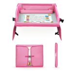 Lenbest Kinder Reisetisch 40x30 cm mit Zeichentablett – Lernspielzeug für Auto & Reise – Bild 2
