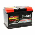 SMC Speed Max 80Ah 12V Autobatterie – Starterbatterie mit 750A Kaltstartstrom