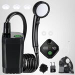 Spopal Campingdusche 6000mAh mit Pumpe & Temperaturanzeige – Tragbare Dusche für Outdoor – Bild 9