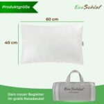 EcoSchlaf® Airflow Orthopädisches Nackenkissen – Memory Foam mit Bambusbezug für alle Schlaftypen – Bild 2
