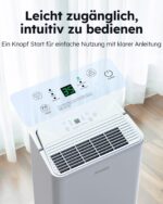 Kresico xWolei Luftentfeuchter 12L/24h – Energieeffizient & Ultra-leise für 25m² – Bild 7