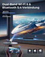 Einyoumily Mini Beamer 4K mit 20000 Lumen & Android 14 – Tragbarer Heimkino-Projektor – Bild 6
