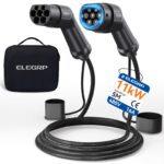 ELEGRP Typ 2 Ladekabel 11kW 5M 16A – Mode 3 Schnellladestation für Elektroautos