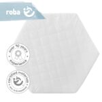 roba Laufgittermatratze 6-eckig 112x97 cm – Komforteinlage mit abnehmbarem Bezug – Bild 10
