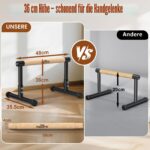 Dip Station 36 cm mit 4 cm Griffen – Stabiles Trainingsgerät für Kraft & Ganzkörperworkout – Bild 6